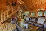 Open concept living area